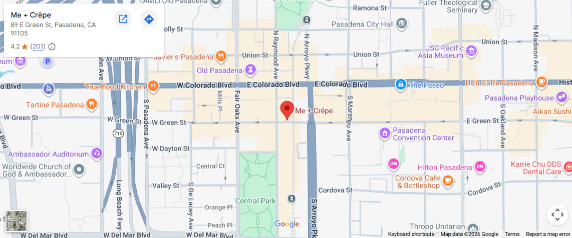 Location, 89 E Green St, Pasadena, CA 91105